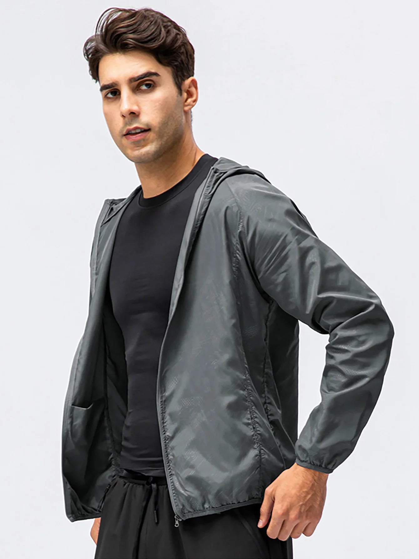Unisex Waterproof Windbreaker Jacket – Sun Protection & Outdoor Use